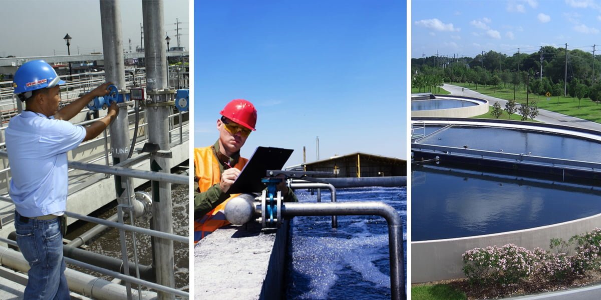 actuators in water management and wastewater management systems